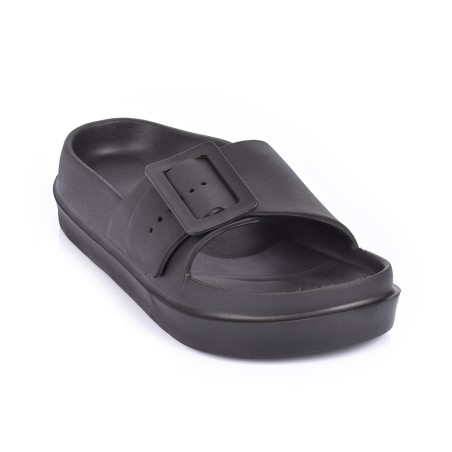 Price Shoes Sandalia Plana Mujeres 922213NEGRO