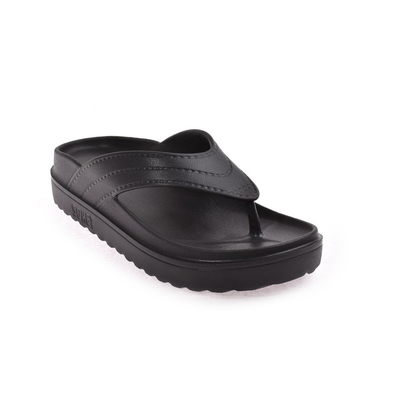 Priceshoes Sandalias Confort Mujeres 922Sm207Negro