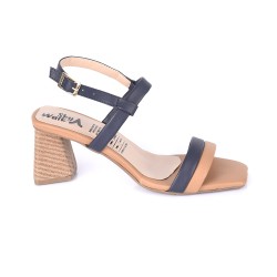 price shoes sandalia Tacon para dama 962cr73Camel