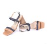 price shoes sandalia Tacon para dama 962cr73Camel