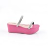 Price Shoes Plataformas Mujeres 882Brillantinafucsia