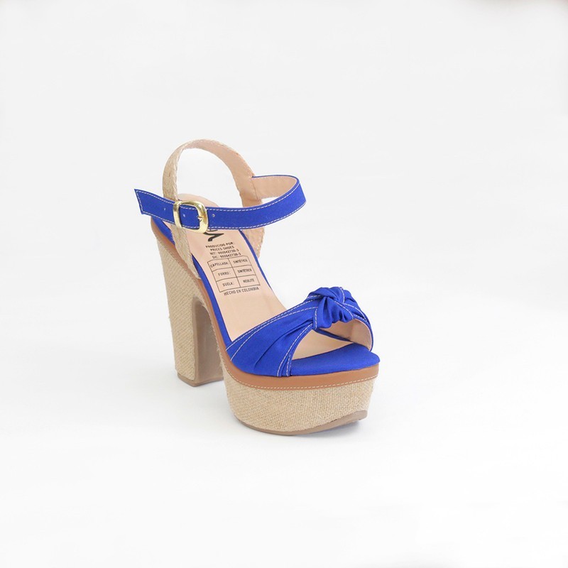 Priceshoes Sandalias Tacones Mujeres 882Mireyaazul