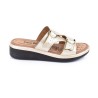 Price Shoes Sandalias Confort Para Mujeres 6925064CHAMPANA