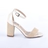 Priceshoes Tacon Bajo Para Dama 962CR588BEIGE