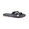 Priceshoes Sandalias Planas Para Mujeres 402408Negro