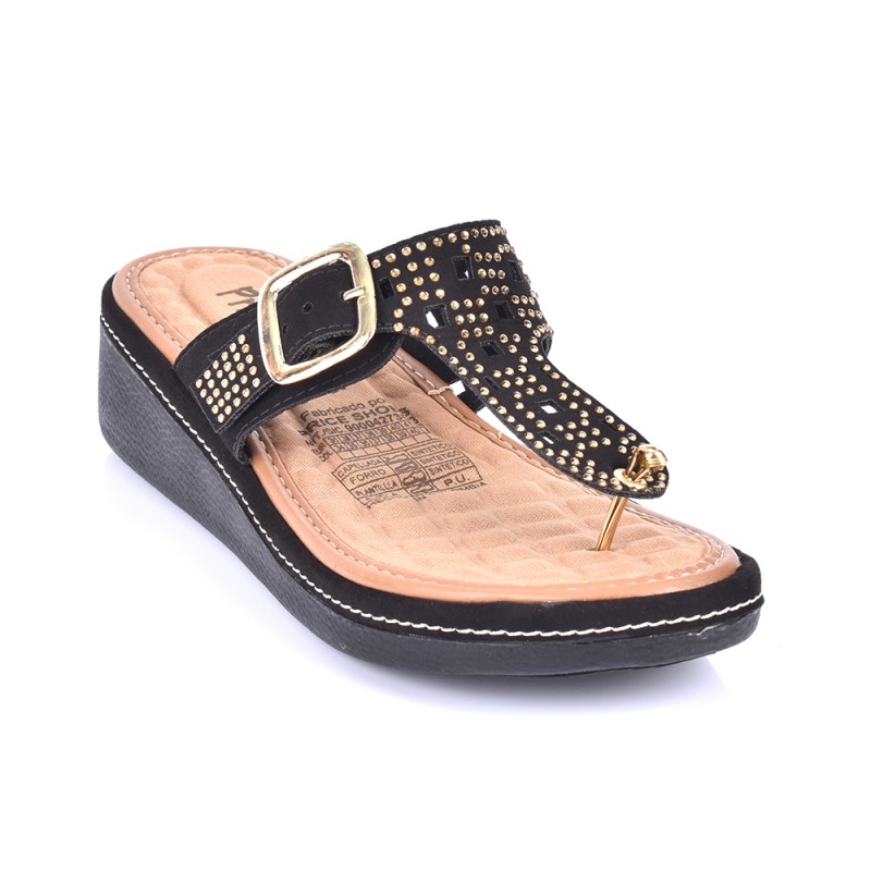 Price Shoes Sandalias Confort Mujeres 692P5241NEGRO