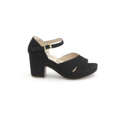 Priceshoes Sandalias Tacones Mujeres 322145Negro