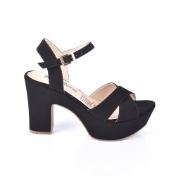 Priceshoes Sandalias Tacones Mujeres 322405NEGRO