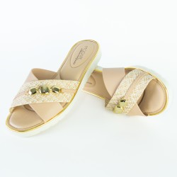 Price Shoes Sandalia Moda Mujer 0227175-100BEIGE