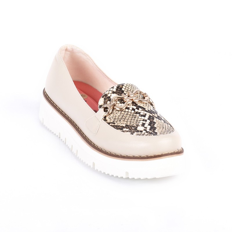 Price Shoes Zapatos Mocasines Mujer 282H-90Beige