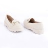 Price Shoes Mocasines Confort Mujeres 0227357-106BLANCO