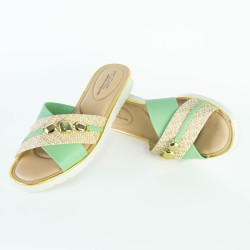 Price Shoes Sandalias Moda Mujer 0227175-100MENTA