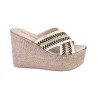 Priceshoes Plataformas Para Dama 962CR77BEIGE