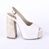 price shoes Tacones para dama 962CR75BLANCO