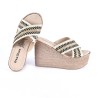 Priceshoes Plataformas Para Dama 962CR77BEIGE