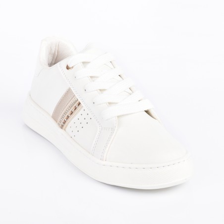 Price Shoes Tenis Moda Mujeres 242F-19BLANCO