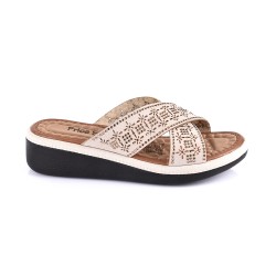 Priceshoes Sandalias Confort Para Mujeres 692P5249BEIGE