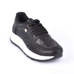 Price Shoes Tenis Casual Mujer 282M448Negro