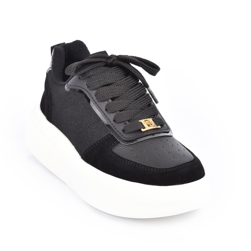 Price Shoes Tenis Moda Mujeres 822562NEGRO