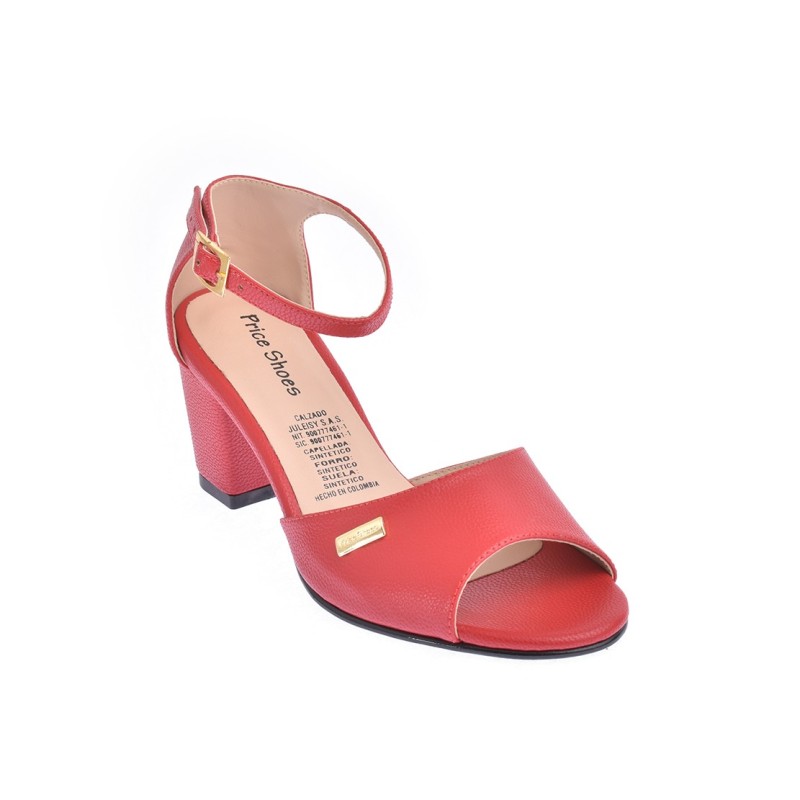 Priceshoes Tacon Dama 5421004Rojo Price