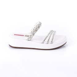 Price Shoes Sandalias Elegantes Mujeres 4725211BLANCO