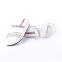 Price Shoes Sandalias Elegantes Mujeres 4725211BLANCO