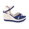 Price shoes Plataformas para dama 882DAIAZUL