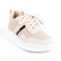 Price Shoes Tenis Moda Mujeres 822534BEIGE