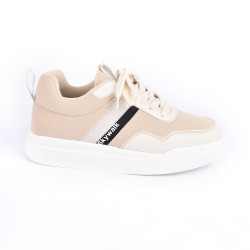 Price Shoes Tenis Moda Mujeres 822534BEIGE