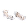 Price Shoes Tacon Bajo Para Dama 882CAMYPLATA