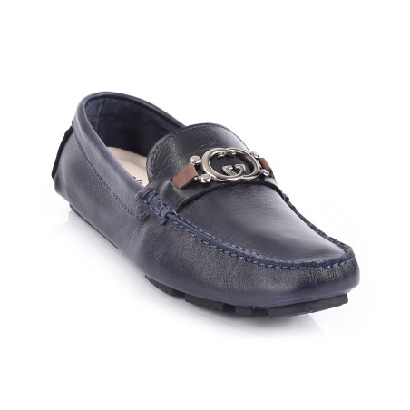 Sky Walk Mocasin Cuero Casual Hombre 6631332516AZUL