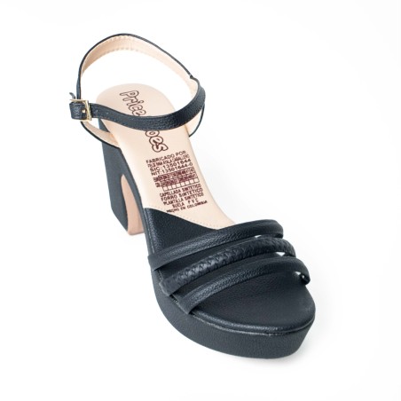 Price Shoes Tacon Moda Mujer 382R52NEGRO