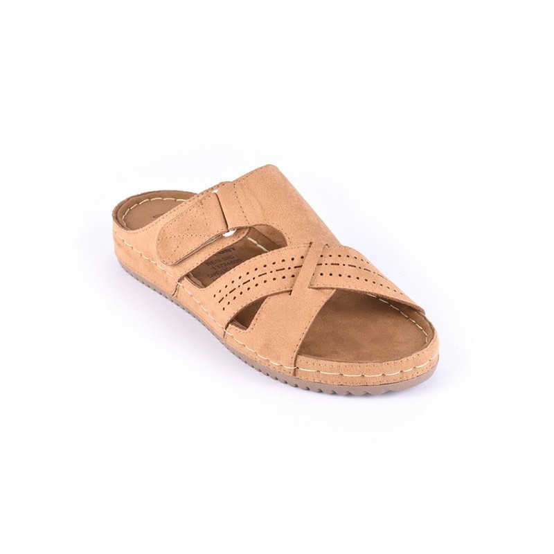 Priceshoes Sandalias Confort Mujeres 162472Canela