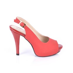 Price Shoes Sandalias Tacones Mujer 542837Rojo