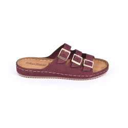 Priceshoes Sandalias Planas Mujeres 162460Vino