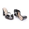 Price Shoes Tacon Bajo Elegante Mujer 962CR85NEGRO