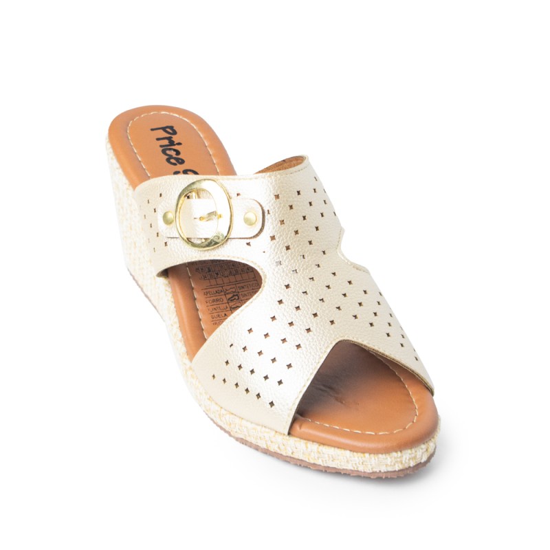 Price Shoes Plataforma Casual Mujer 692A33CHAMPANA