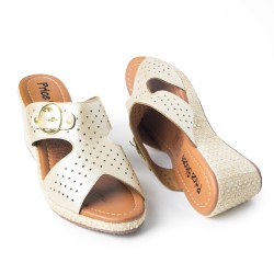 Price Shoes Plataforma Casual Mujer 692A33CHAMPANA