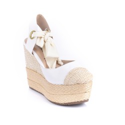 Price Shoes Plataformas Para Dama 962CR30BLANCO