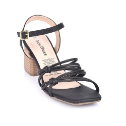 Price Shoes Tacon Bajo Para Mujeres 962CR80NEGRO