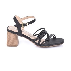 Price Shoes Tacon Bajo Para Mujeres 962CR80NEGRO