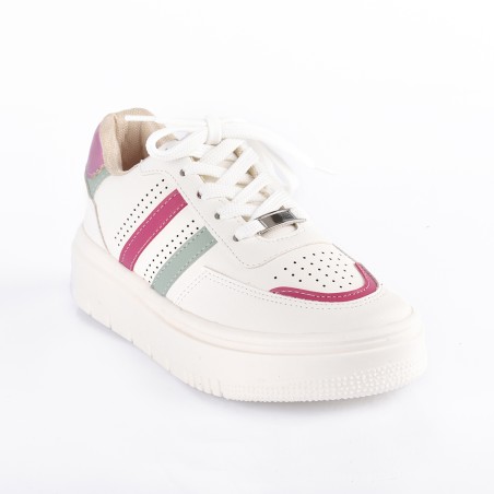 Priceshoes Tenis Casual Moda Mujeres 3922027BEIGE