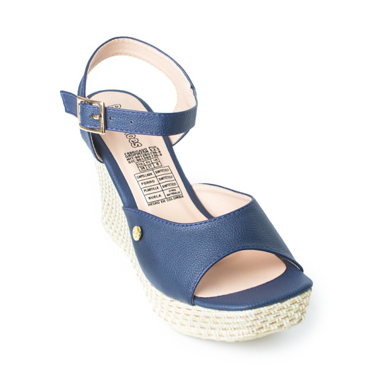 Price shoes Plataforma Moda Mujer 182AL1580AZUL