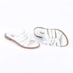 Price Shoes Sandalias Planas Mujer 692773Blanco