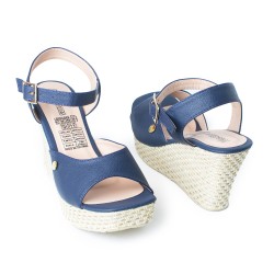 Price shoes Plataforma Moda Mujer 182AL1580AZUL