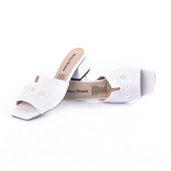 Price Shoes Tacon Bajo Para Dama 962CR78BLANCO