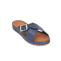 Priceshoes Sandalias Planas Mujeres 162435Azul