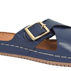 Priceshoes Sandalias Planas Mujeres 162435Azul