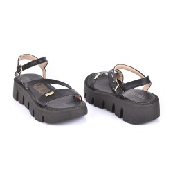 Price Shoes Sandalia Plataforma Para Mujer 382S048NEGRO