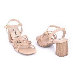 Price Shoes Tacon Bajo Para Mujeres 962CR80NUDE